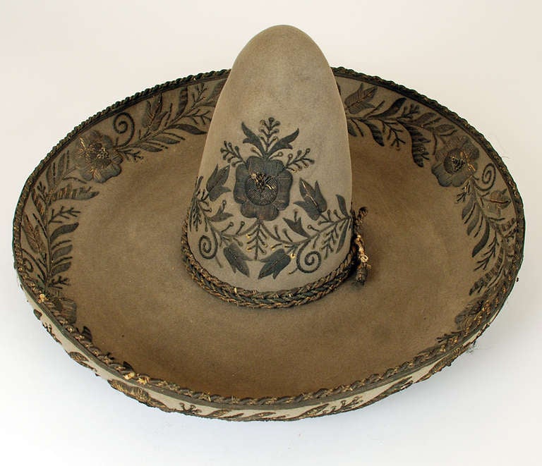 Fancy 19th Century Mexican Sombrero 1