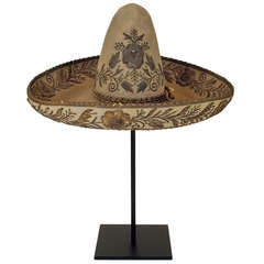 Fancy 19th Century Mexican Sombrero
