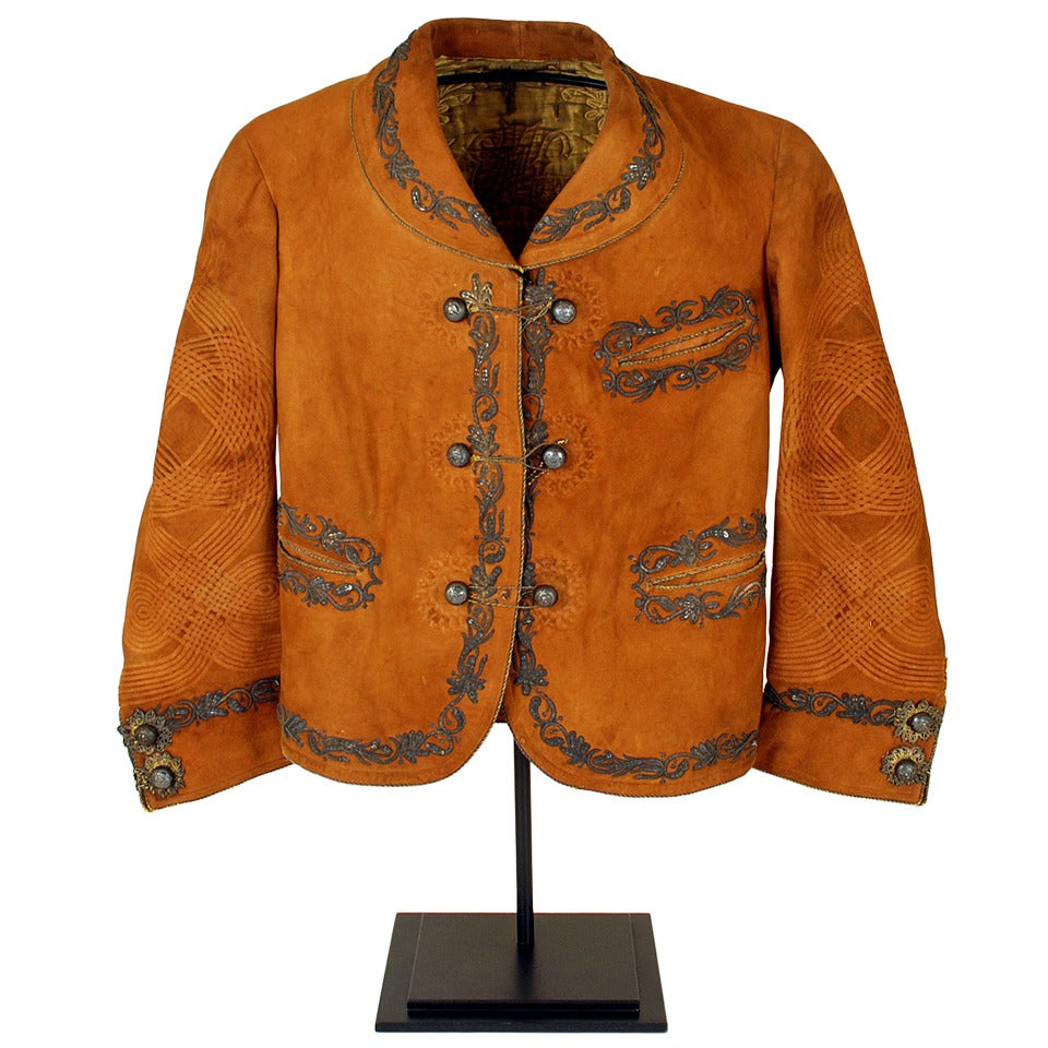 Important Mexican Rural Policeman's / Chinaco Jacket - Circa 1890