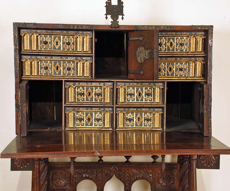 A Stunning 16th Century Spanish Vargueno - Circa 1575 In Excellent Condition In San Francisco, CA