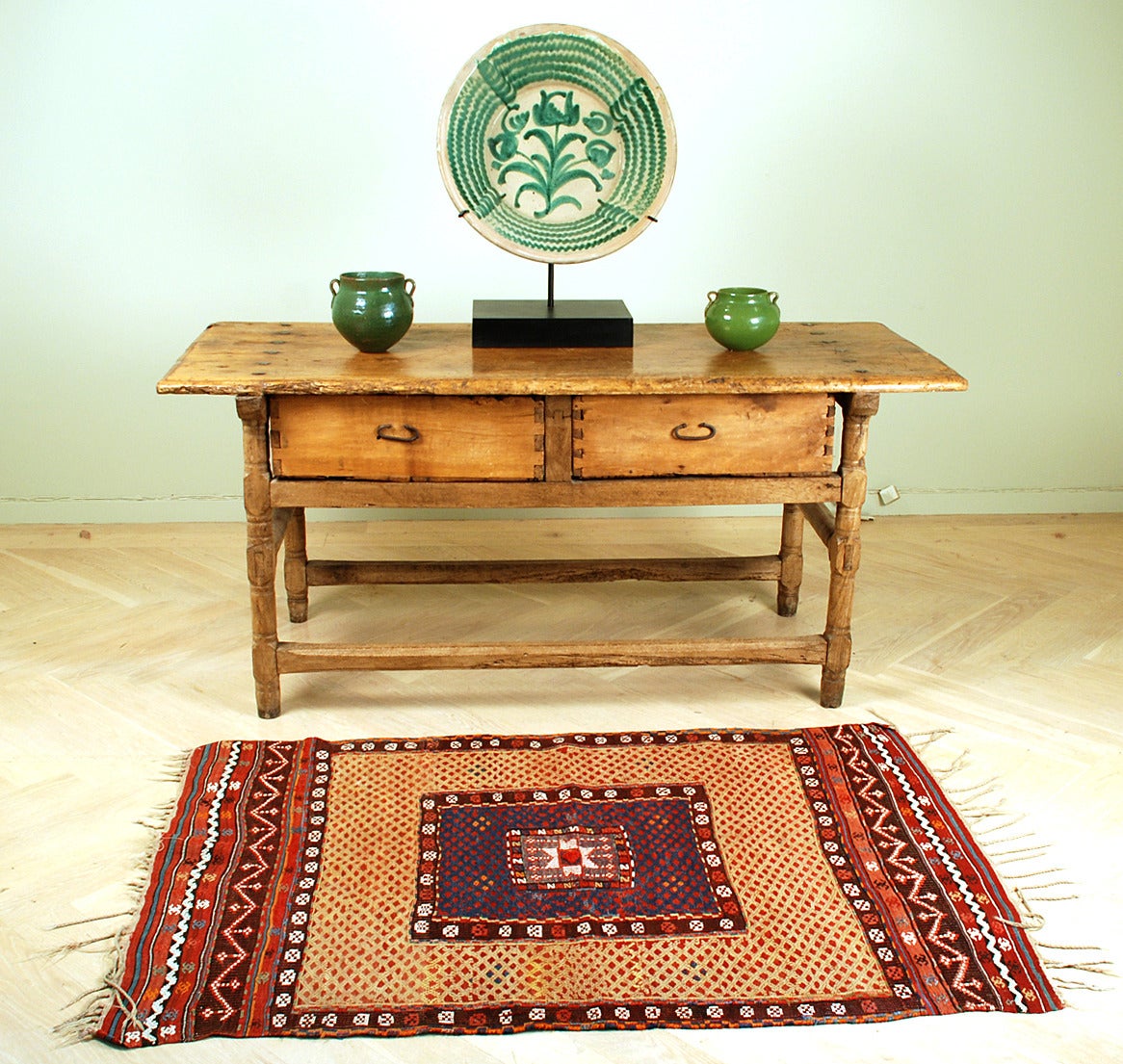 18th Century Mexican Sabino Wood Hacienda Table For Sale 4