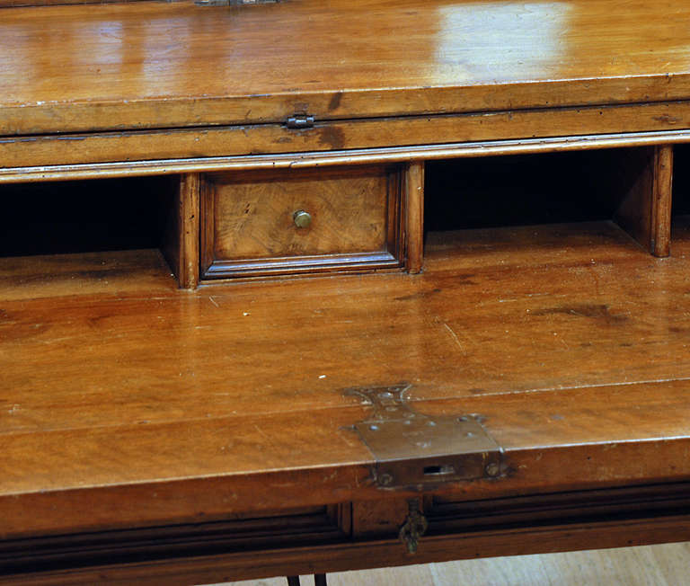 Early Spanish San Felipe Drop Front Desk - Circa 1750 3