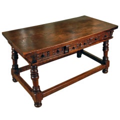 A Superb 18th Century Spanish Baroque Center Table