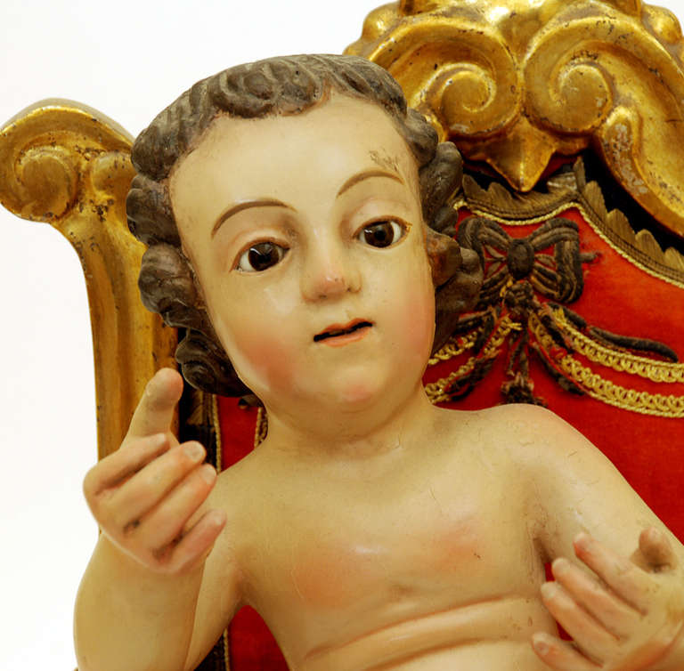 19th Century El Santo Nino de Jesus For Sale