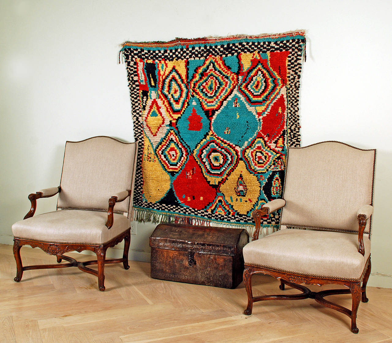 A Great Vintage Berber Azilal from Morocco For Sale 2