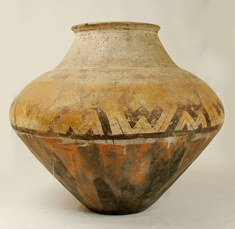 Ceramic A Large and Impressive Early 20th Century Shipibo Vessel For Sale
