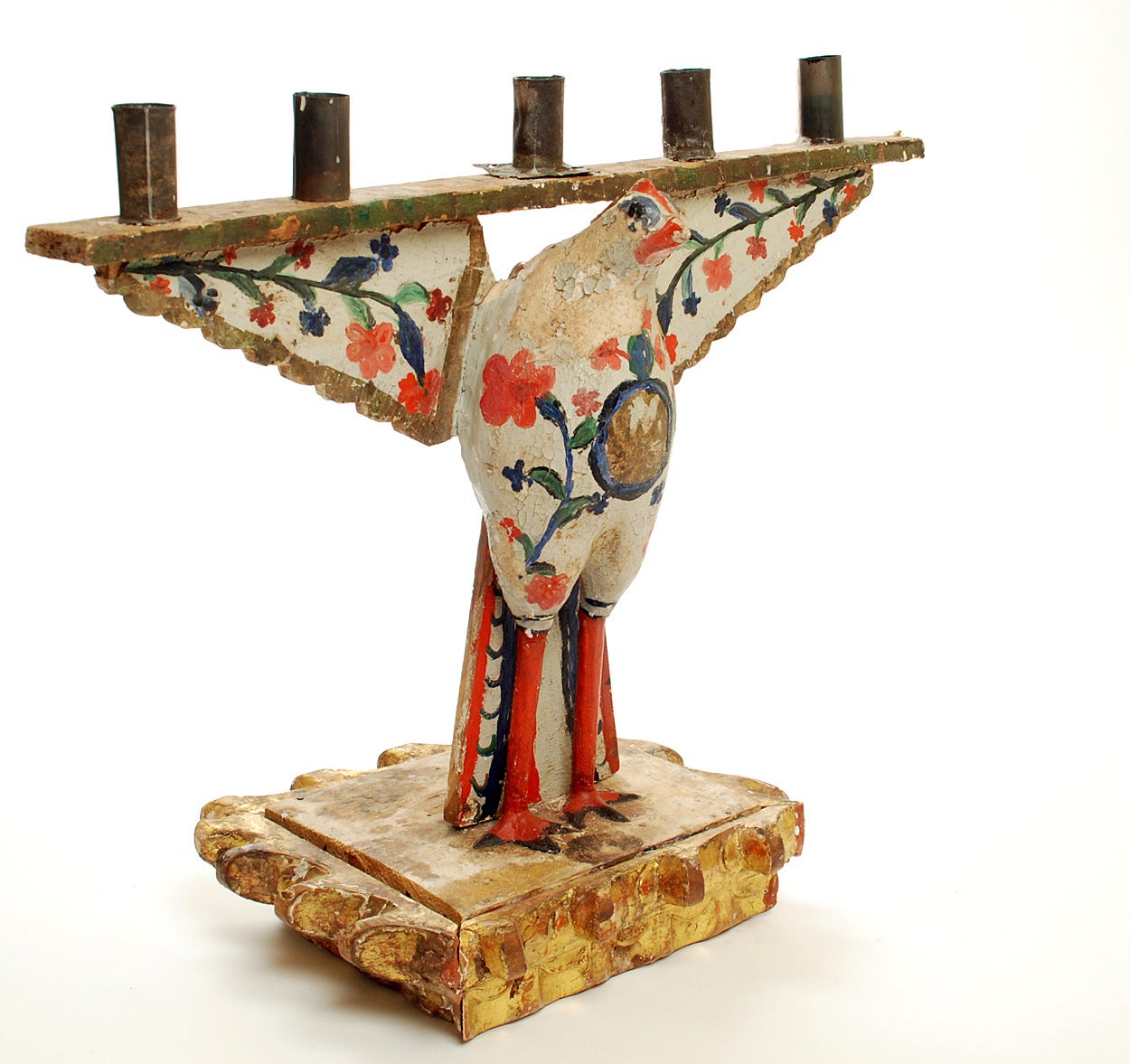 Early 19th Century Spanish Colonial Espiritu Santo Candelabrum For Sale