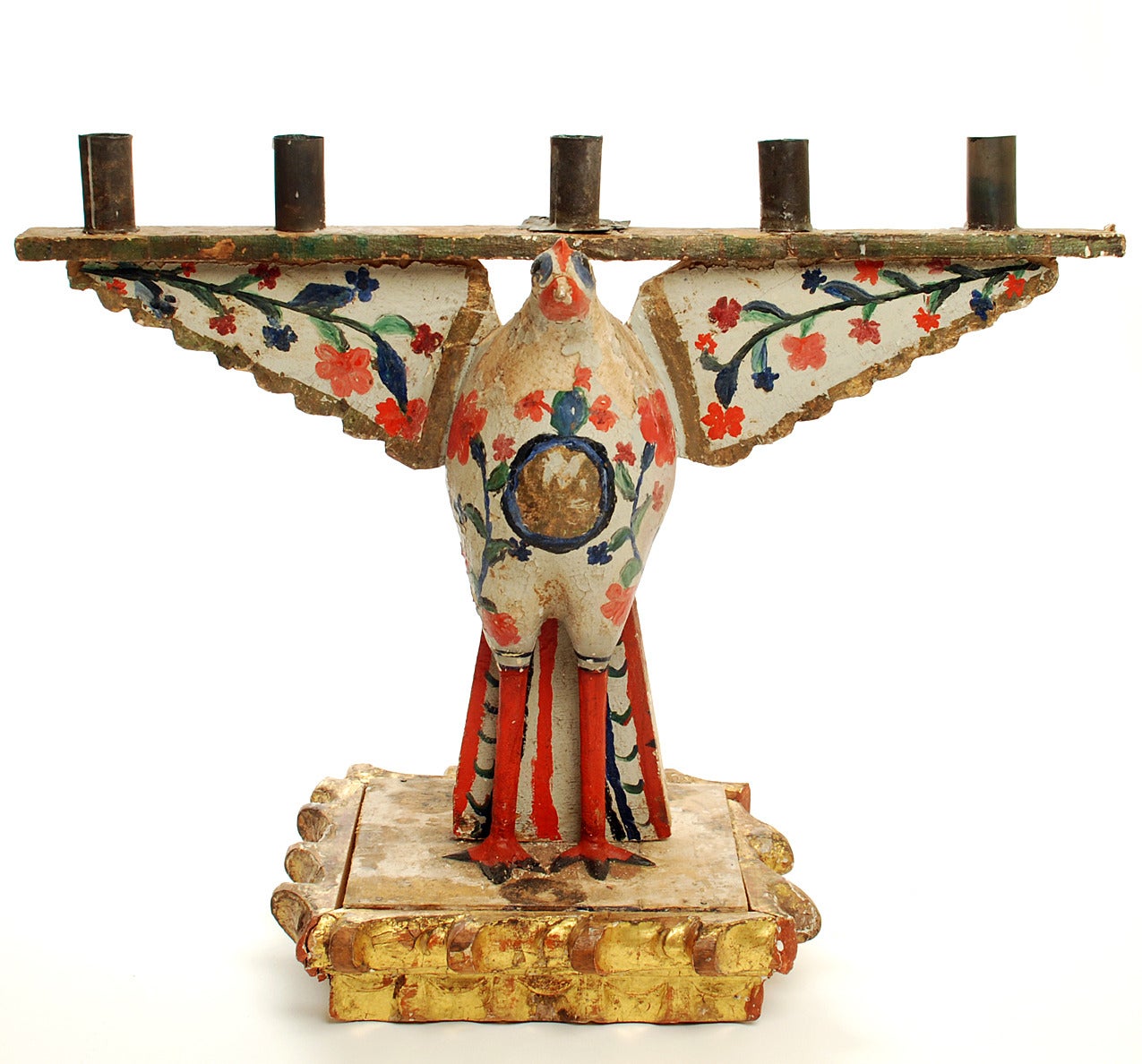 Early 19th Century Spanish Colonial Espiritu Santo Candelabrum