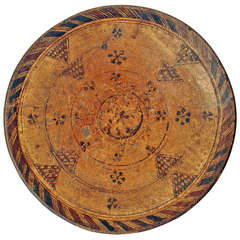 Antique Rare 19th Century Ceramic Berber Couscous Platter from Morocco
