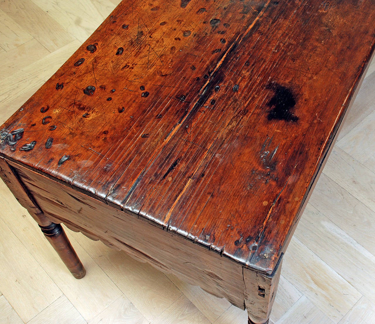 18th Century Mexican Red Cedar Vestment Table For Sale 3