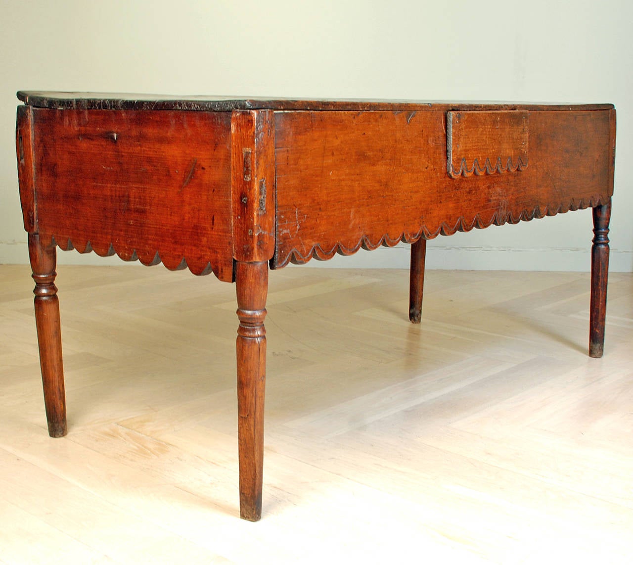 Spanish Colonial 18th Century Mexican Red Cedar Vestment Table For Sale