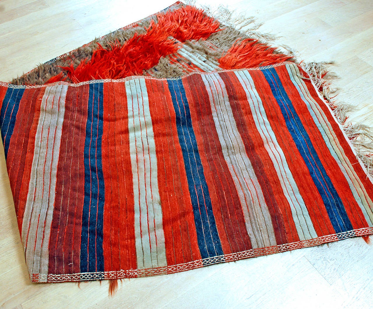 Antique Turkish Angora Wool Tulu, circa 1900 For Sale 2
