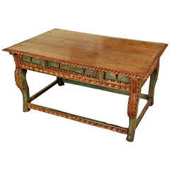 Outstanding 18th Century Spanish Colonial Center Table
