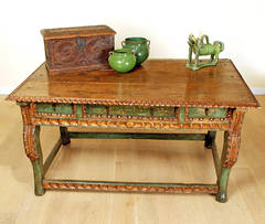 Outstanding 18th Century Spanish Colonial Center Table