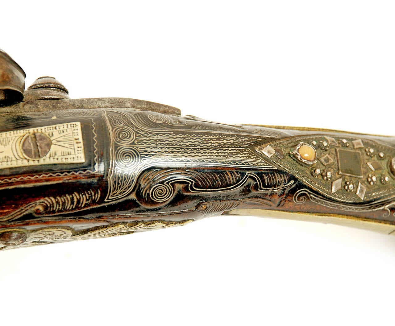 Early 19th Century Ottoman Flintlock Pistol In Excellent Condition For Sale In San Francisco, CA