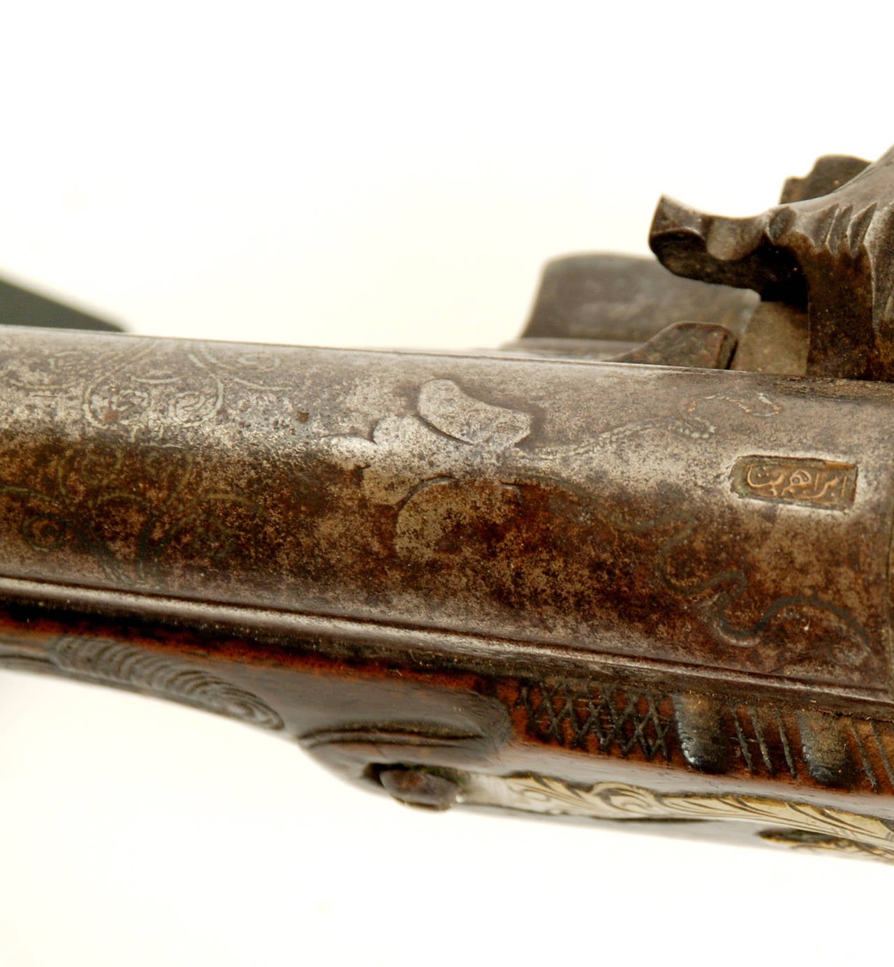 Early 19th Century Ottoman Flintlock Pistol For Sale 2