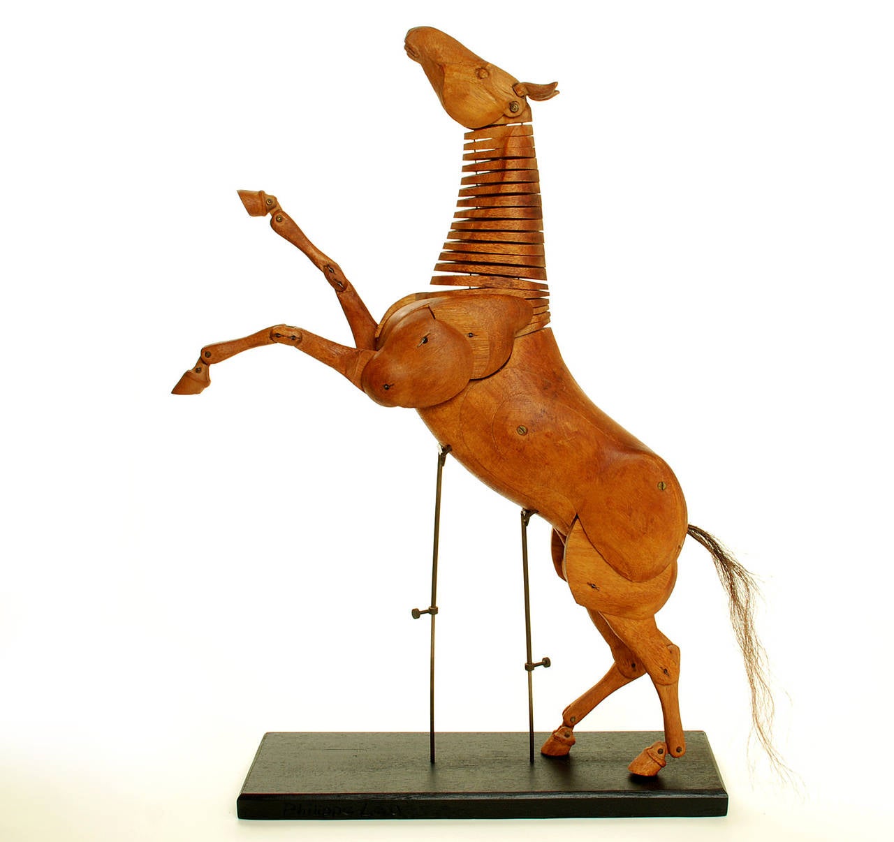 20th Century Fully Articulated Artist's Model of a Horse, Signed
