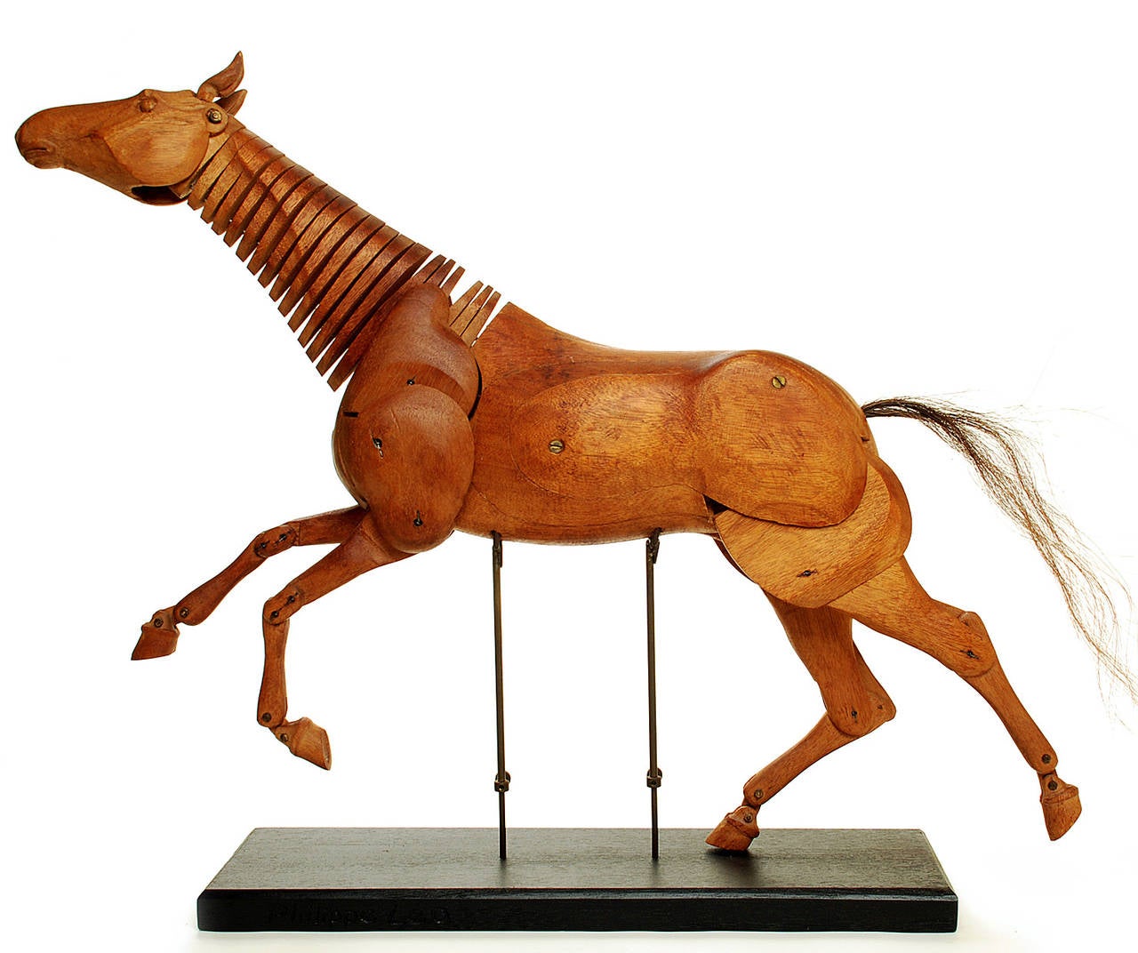 European Fully Articulated Artist's Model of a Horse, Signed