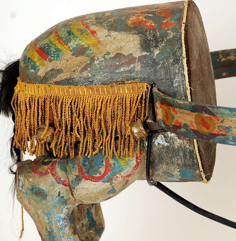 A Rare Early 20th Century Mexican Body Mask 5
