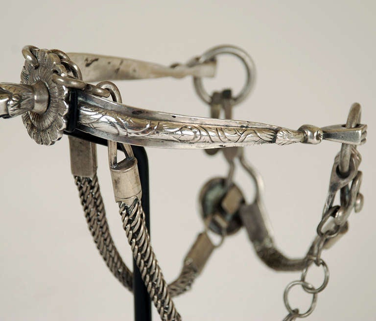 A Pair of Superb Antique Argentine Officer's Spurs In Excellent Condition In San Francisco, CA