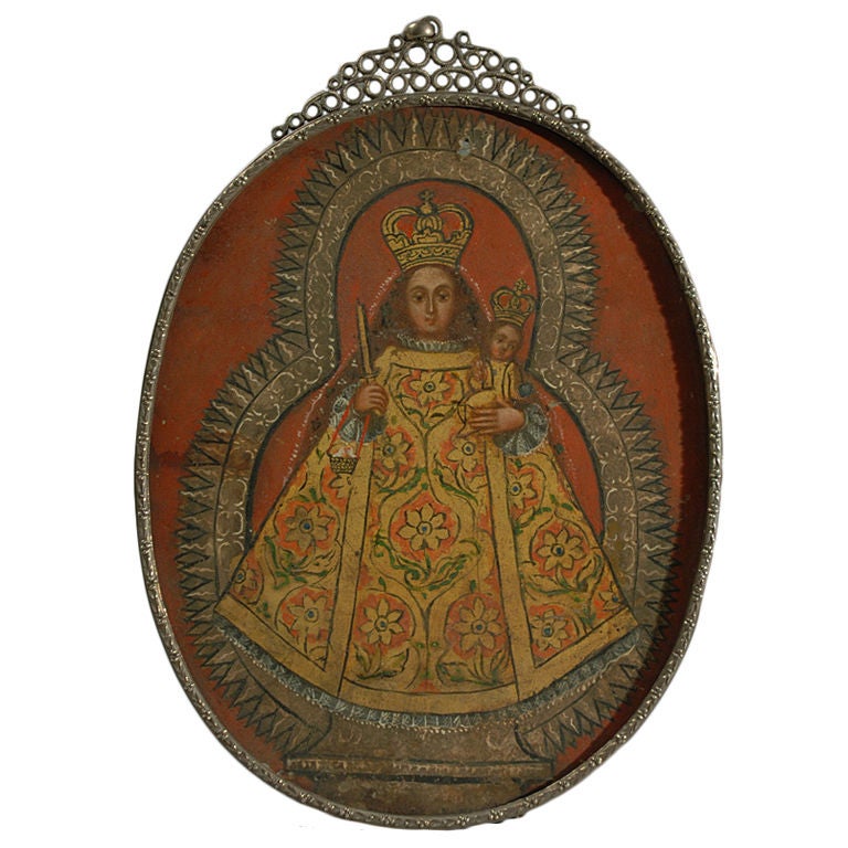 Rare Spanish Colonial Relicario / Reliquary