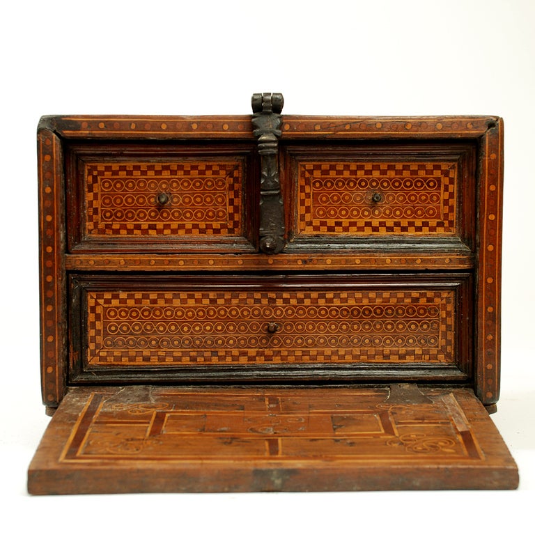 Wood A Superb 18th Century Spanish Colonial Escritorio from Mexico