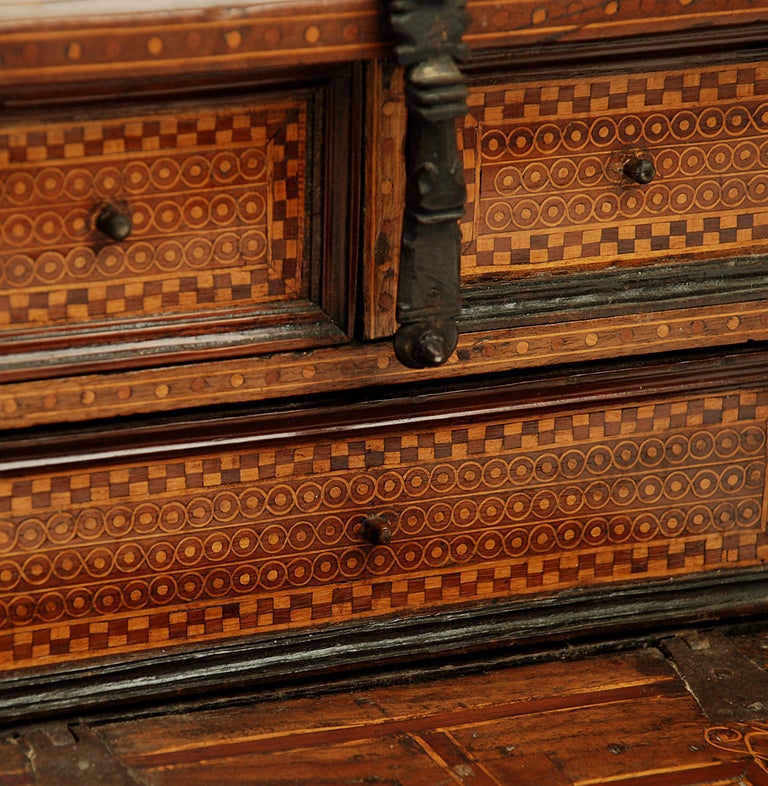 Mexican A Superb 18th Century Spanish Colonial Escritorio from Mexico