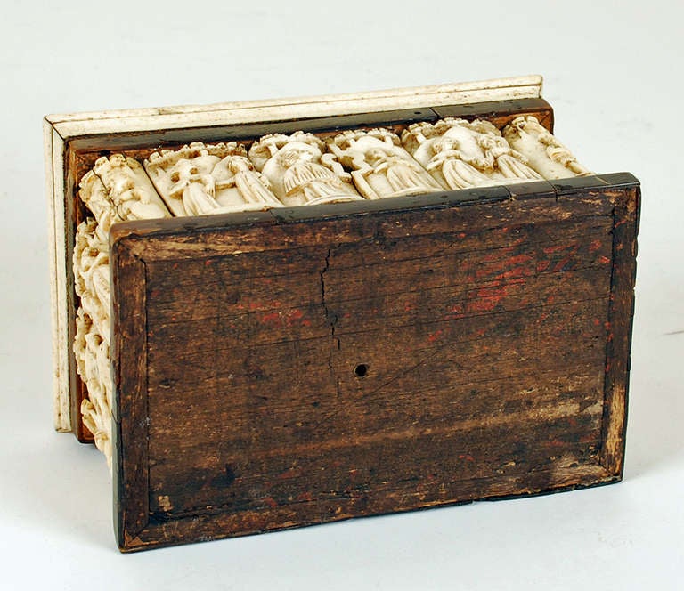 18th Century and Earlier Extremely Fine and Rare 15th Century Embriachi Workshop Casket