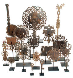 Large and Impressive Collection of 17th Century Spanish Colonial Iron Hardware