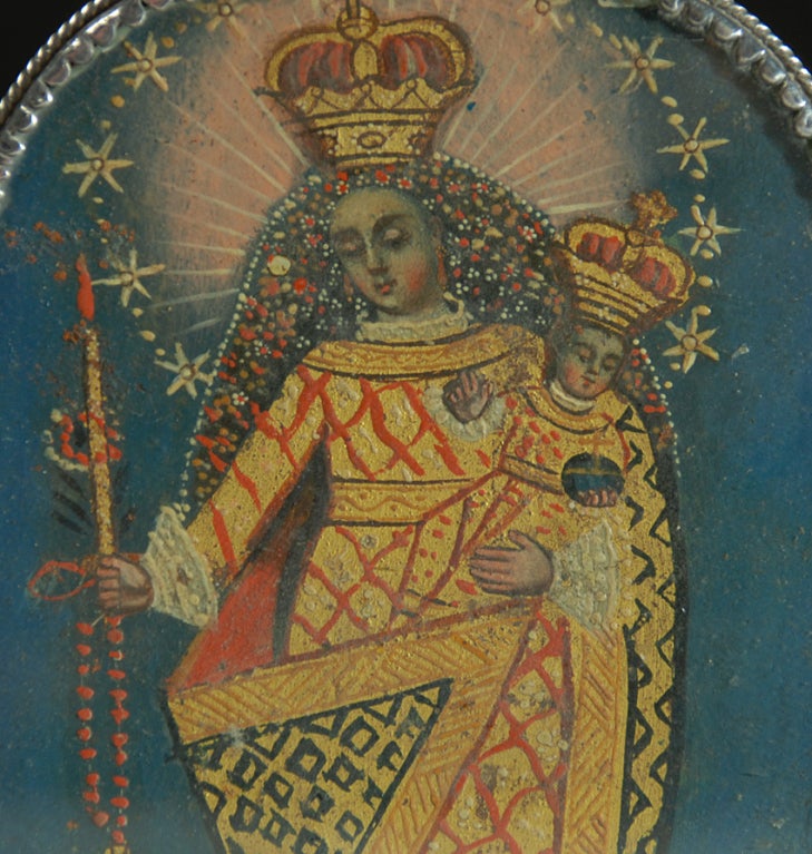 A Superb 19th Century Spanish Colonial Reliquary 1