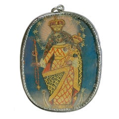 A Superb 19th Century Spanish Colonial Reliquary