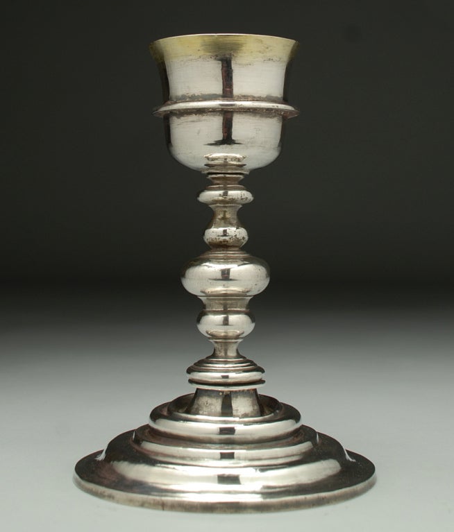 18th Century Spanish Colonial Gilt Silver Chalice