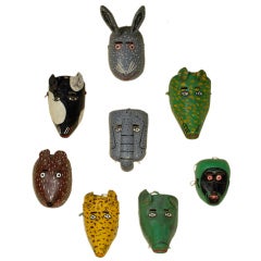 Pack of Wild Animals - Vintage Guatemalan Mask Collection