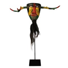 Rare Mexican Diablo Mask - San Luis Potosi