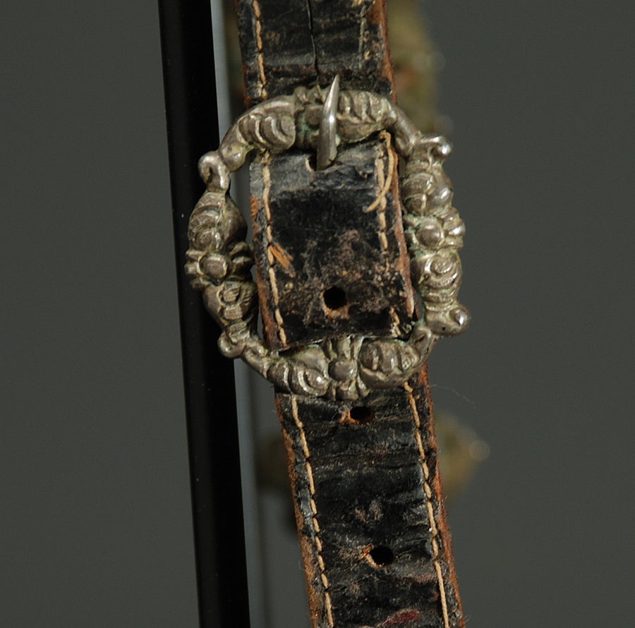 19th Century Rare Antique Mexican Horse Bridle with Silver Conchos