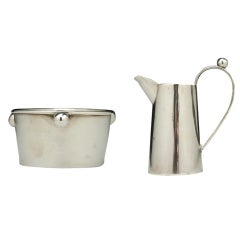 William Spratling Sterling Silver Sugar and Creamer