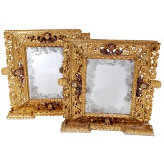 Fine and Rare 18th Century Spanish Colonial Gilt-wood Frames