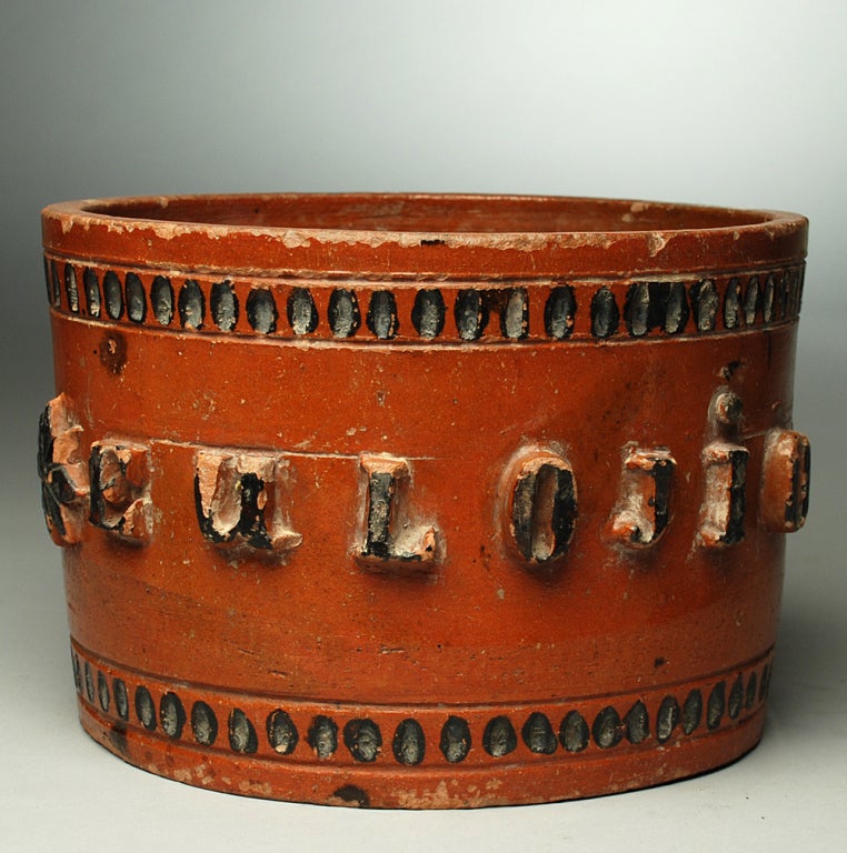Rare Antique Mexican Commemorative Jardiniere by Eulojio Alonzo