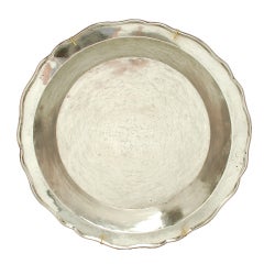 18th Century Spanish Colonial Silver Charger