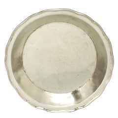 18th Century Spanish Colonial Silver Charger