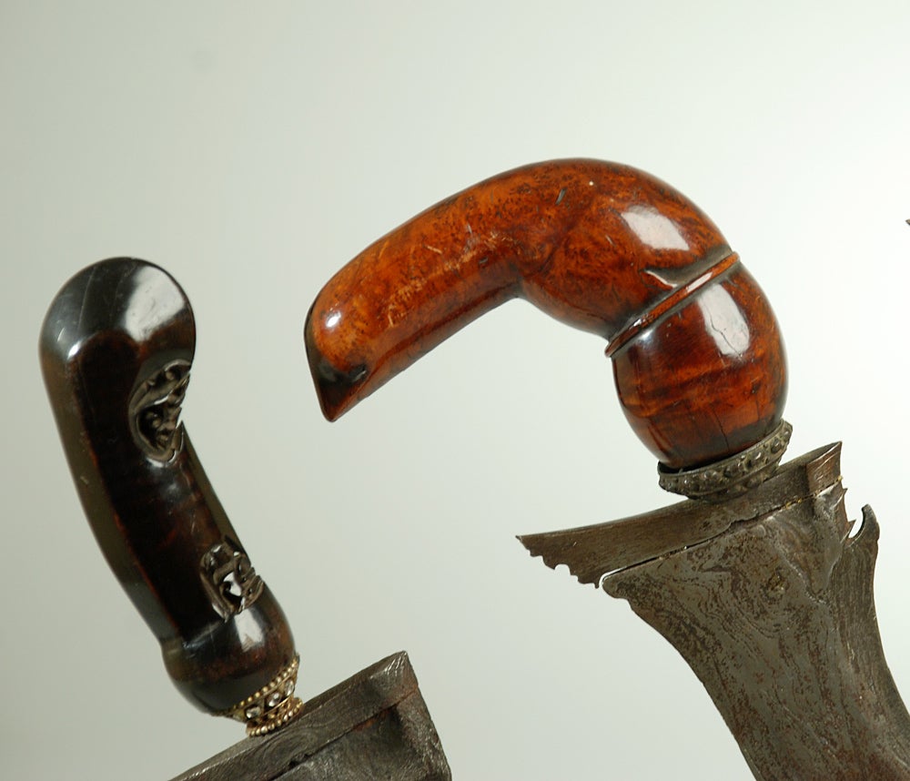 Rare Antique Indonesian Keris - Dagger Collection In Excellent Condition In San Francisco, CA