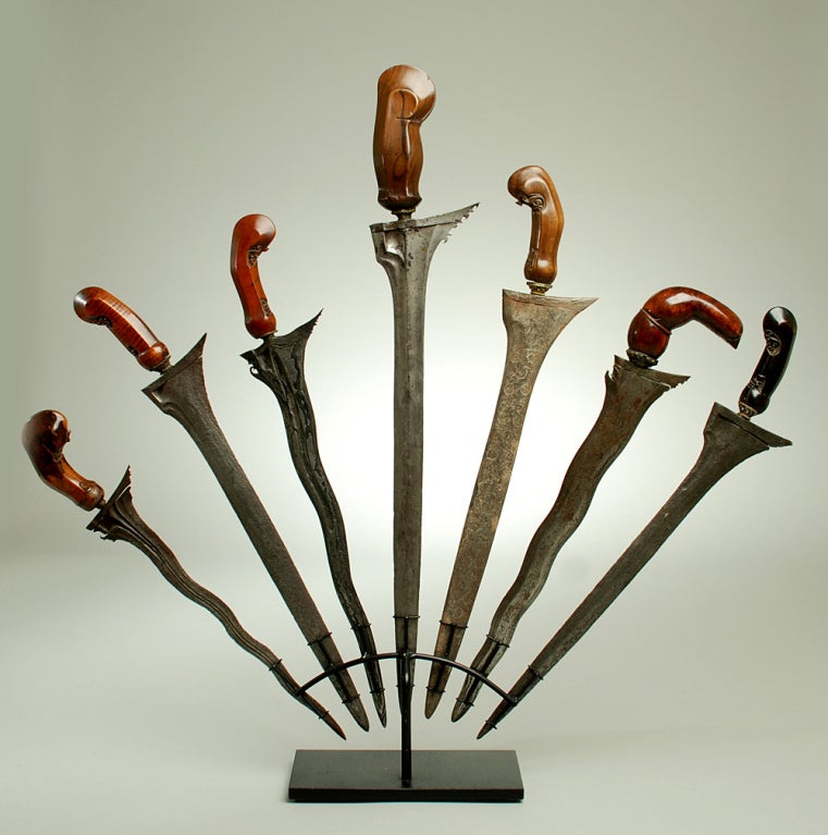 Iron Rare Antique Indonesian Keris - Dagger Collection