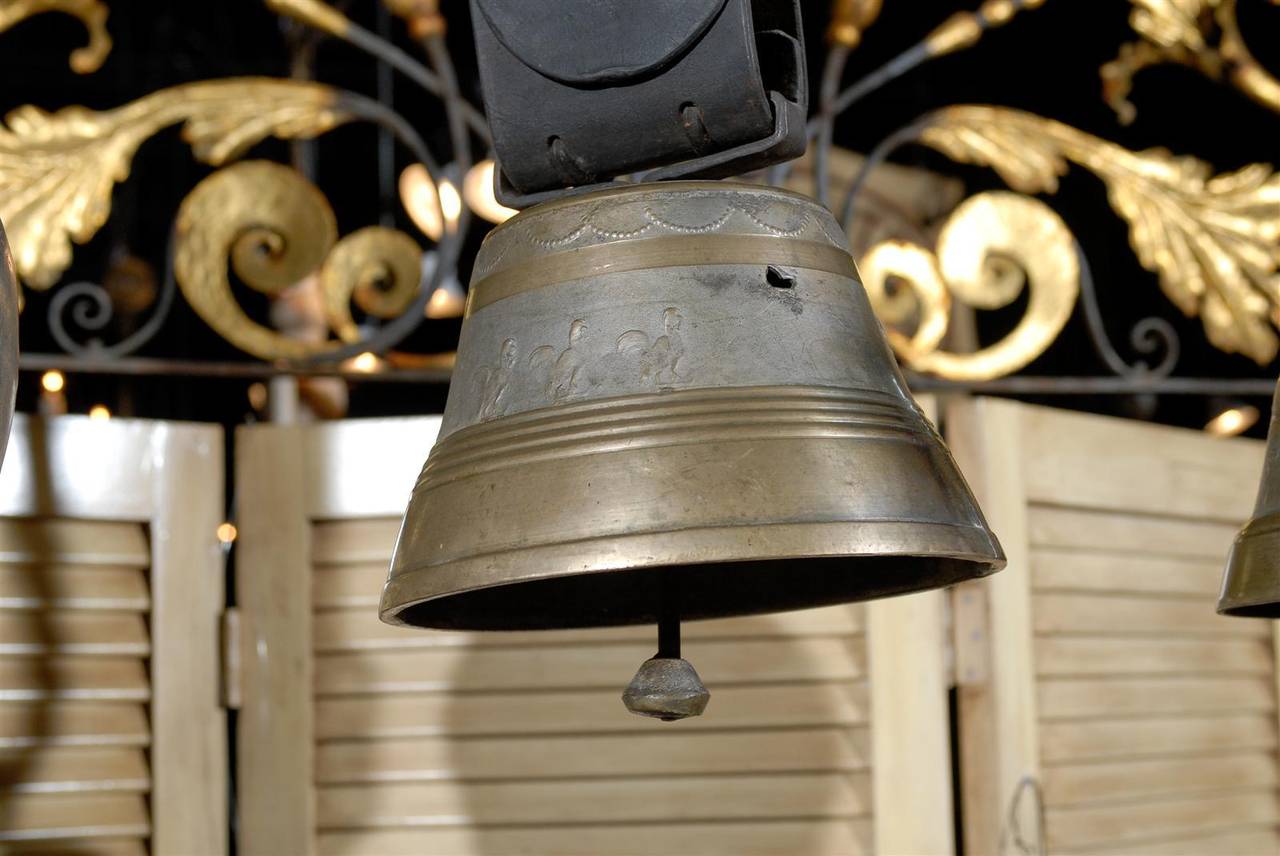 Swiss Brass Glocken Cowbell In Good Condition In Atlanta, GA