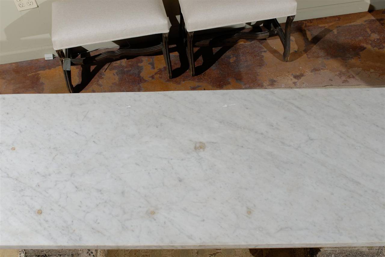 French Marble and Stone Console 3