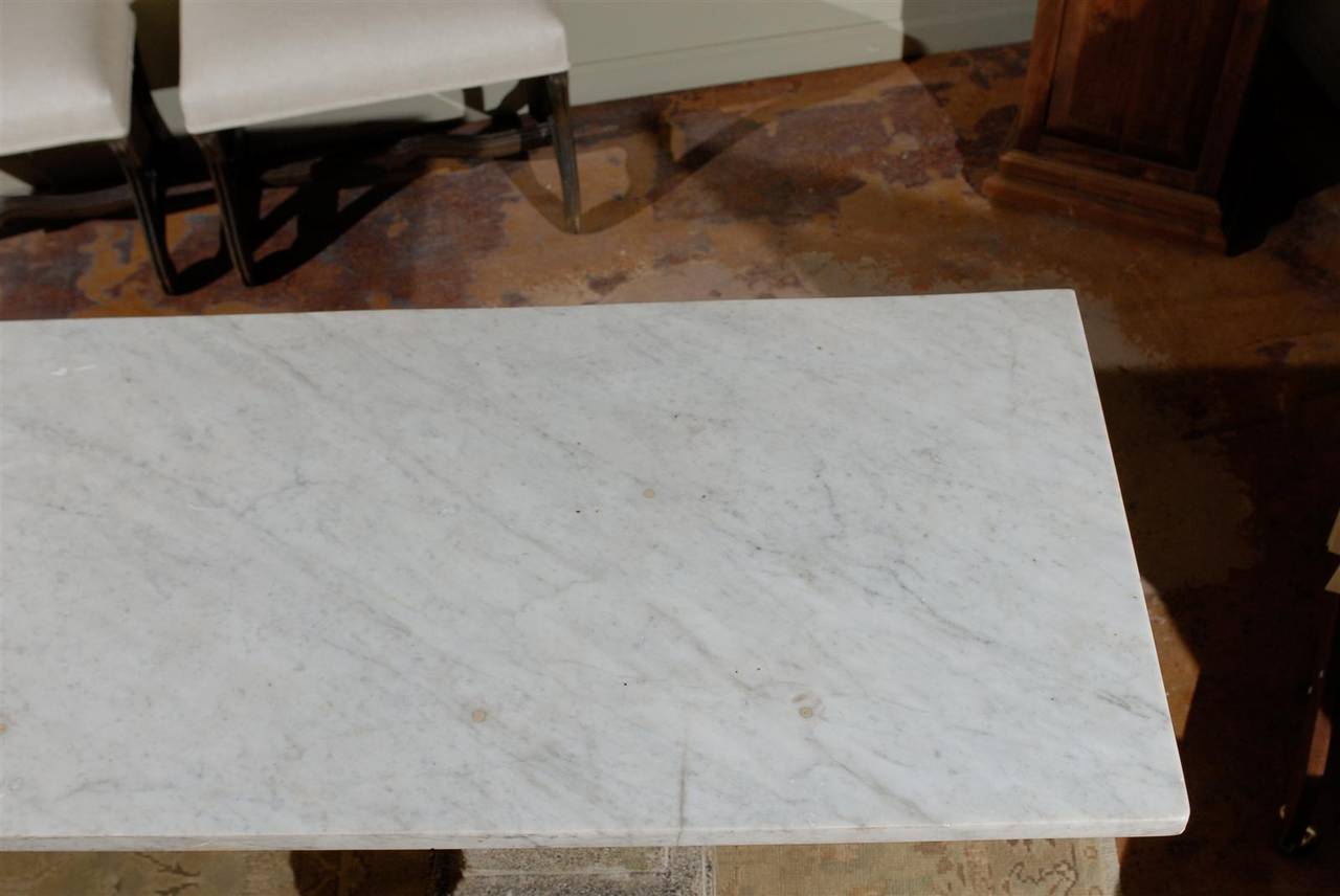 French Marble and Stone Console 4