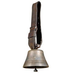Antique Swiss Brass Glocken Cowbell