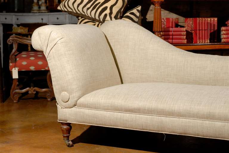 French Ratchet Chaise Lounge at 1stDibs