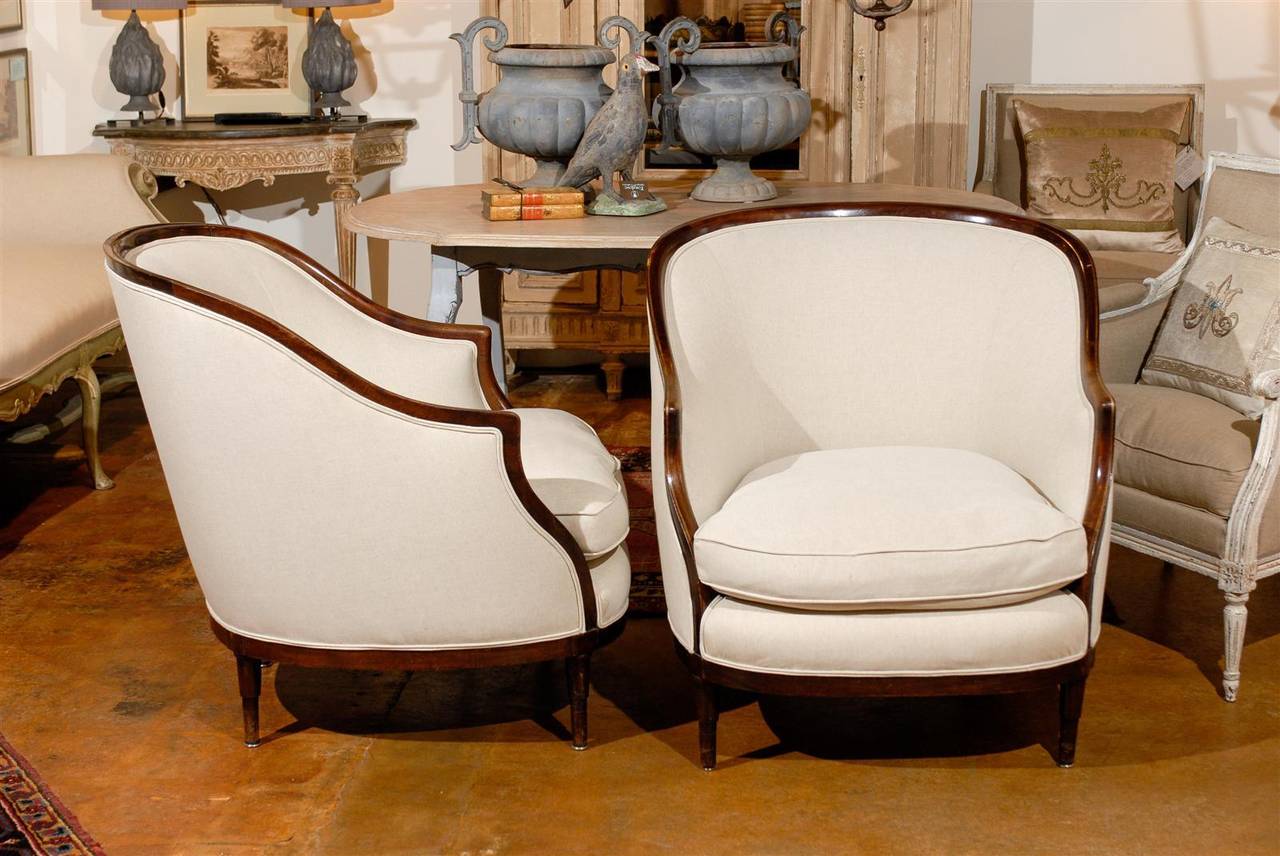 Pair of French Bergere Chairs 5