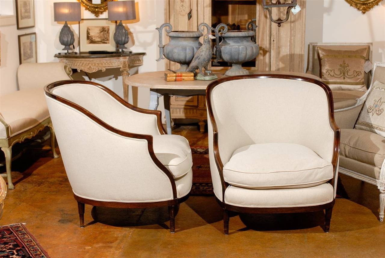 Pair of French Bergere Chairs 3
