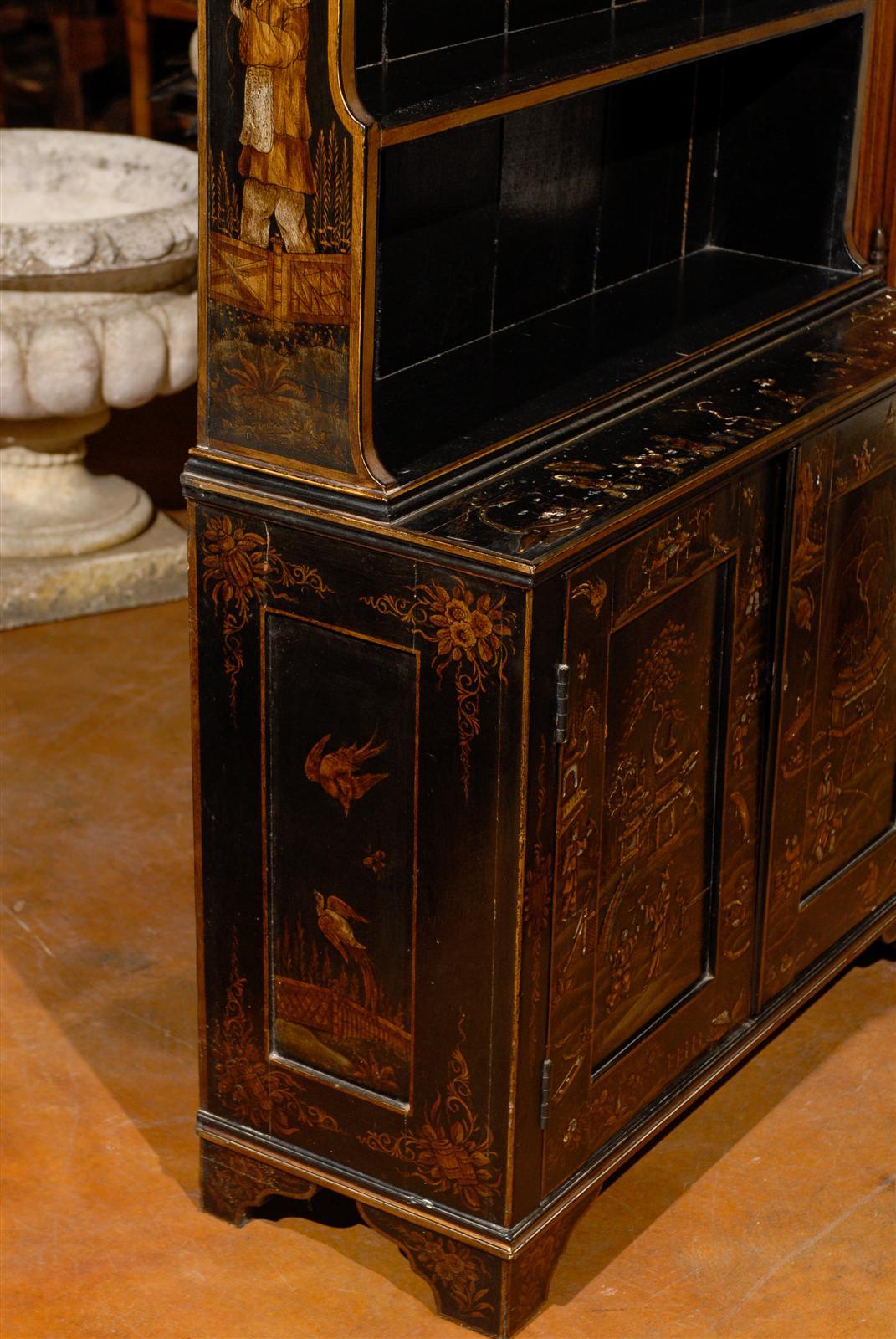 English Chinoiserie Cabinet 1